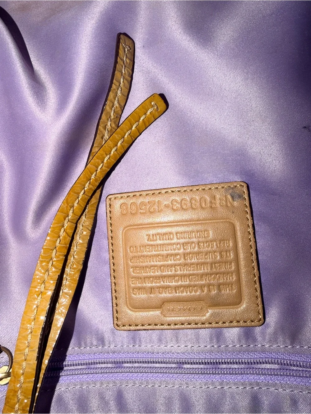 Coach Signature Canvas Shoulder Bag in Brown and Gold